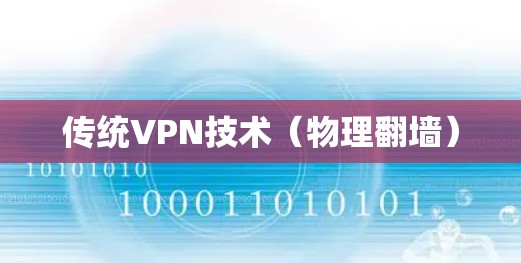 传统VPN技术（物理<strong>翻墙</strong>）