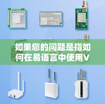 如果您的问题是指如何在易语言中使用VPN功能，这可能涉及到以下内容