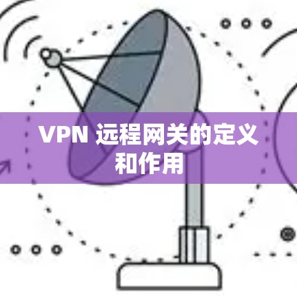 VPN 远程网关的定义和作用