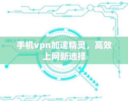 手机vpn加速精灵，高效上网新选择