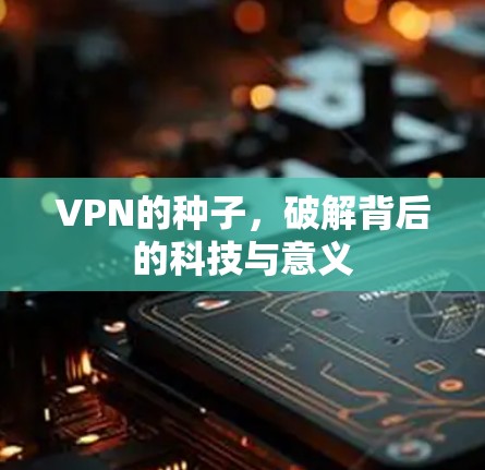 VPN的种子，破解背后的科技与意义