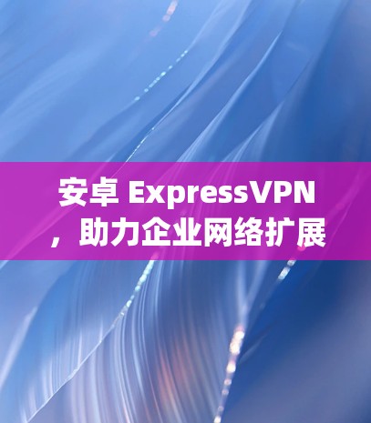 安卓 ExpressVPN，助力企业网络扩展与安全防护