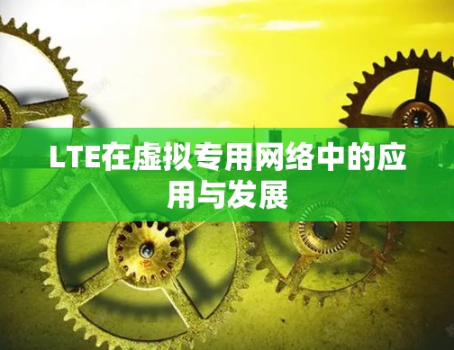 LTE在虚拟专用网络中的应用与发展