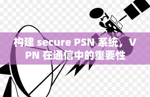 构建 secure PSN 系统，VPN 在通信中的重要性