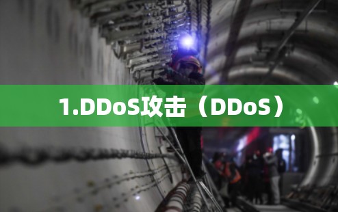 1.DDoS攻击（DDoS）
