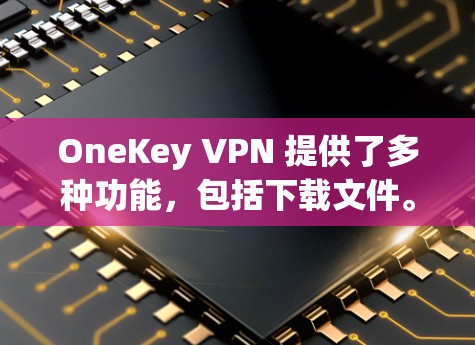 OneKey VPN 提供了多种功能，包括下载文件。以下是使用 OneKey VPN 下载文件的步骤
