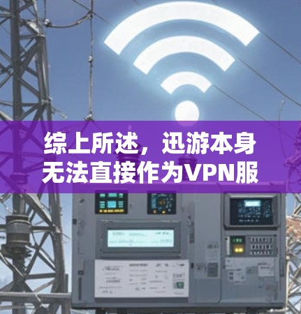 综上所述，迅游本身无法直接作为VPN服务使用，除非采取特殊措施，如承担责任或提供额外服务。从整体来看，迅游可能无法满足用户对VPN的需求，反而成为VPN服务的市场空白