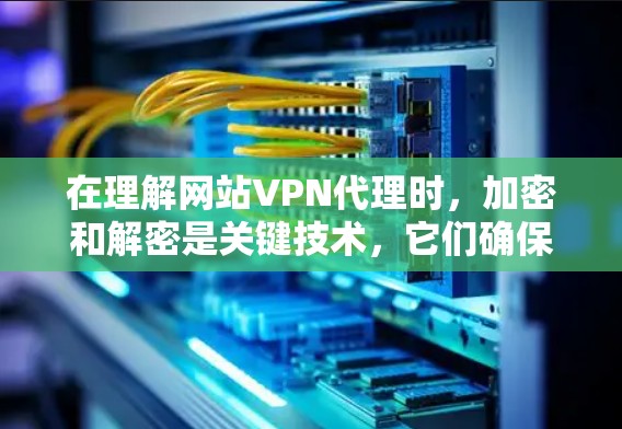 在理解网站VPN代理时,加密和解密是关键技术,它们确保数据的安全传输和恢复。以下是关于这些概念的详细解答 在理解网站VPN代理时,加密和解密是关键技术,它们确保数据的安全传输和恢复。以下是关于这些概念的详细解答