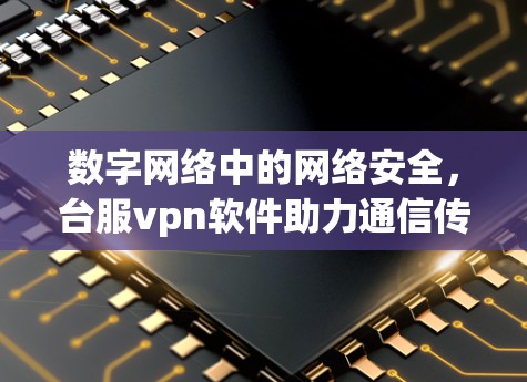 数字网络中的网络安全,台服vpn软件助力通信传输保障 数字网络中的网络安全,台服vpn软件助力通信传输保障