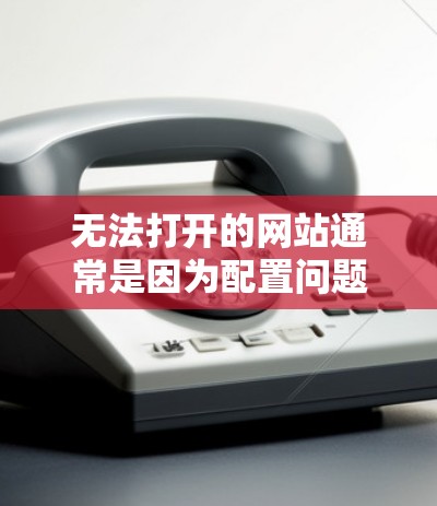 无法打开的网站通常是因为配置问题或服务器问题。以下是逐步排查可能原因的步骤