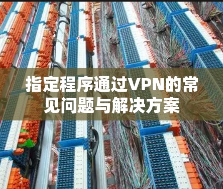 指定程序通过VPN的常见问题与解决方案