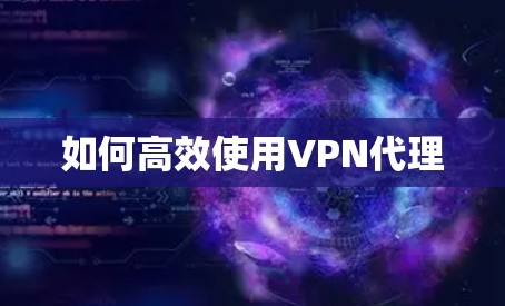 如何高效使用VPN代理