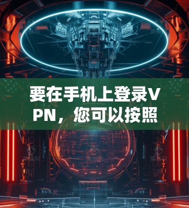 要在手机上登录VPN,您可以按照以下步骤操作 要在手机上登录VPN,您可以按照以下步骤操作