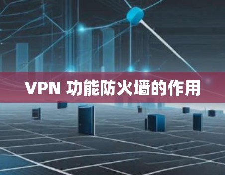 VPN 功能防火墙的作用