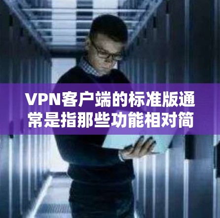 VPN客户端的标准版通常是指那些功能相对简单的版本，主要面向普通用户或偶尔需要VPN连接的用户。这些版本通常不包含最复杂的功能，但仍然提供了一些基本的VPN功能，如