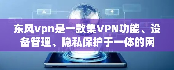 东风vpn是一款集VPN功能、设备管理、隐私保护于一体的网络管理软件，旨在帮助用户高效、安全地连接互联网。以下是使用东风vpn的详细步骤