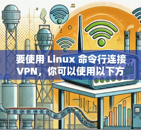 要使用 Linux 命令行连接VPN，你可以使用以下方法