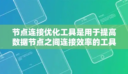 节点连接优化工具是用于提高数据节点之间连接效率的工具，广泛应用于网络优化和数据科学领域。以下是几种常见的工具及其特点