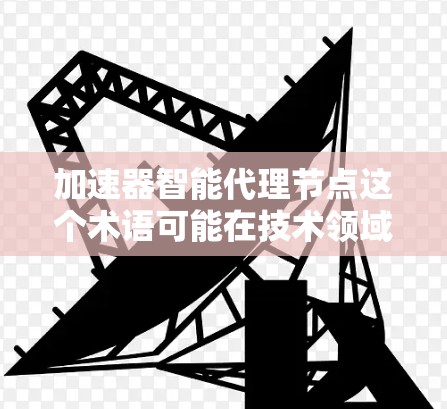 加速器智能代理节点这个术语可能在技术领域中有一些特定的含义，具体取决于上下文。以下是一些可能的解释和应用场景