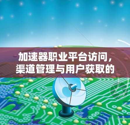 加速器职业平台访问，渠道管理与用户获取的策略
