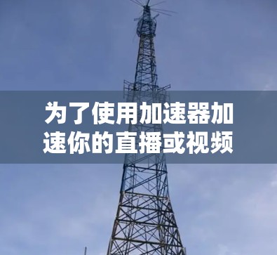 为了使用加速器加速你的直播或视频观看，以下是一步步的指南