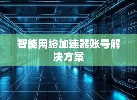智能网络加速器账号解决方案