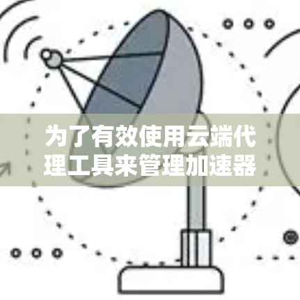为了有效使用云端代理工具来管理加速器，可以按照以下步骤进行