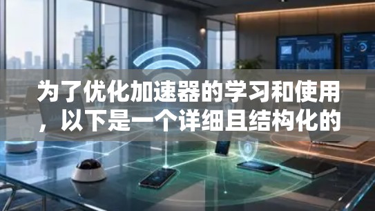 为了优化加速器的学习和使用,以下是一个详细且结构化的指南 为了优化加速器的学习和使用,以下是一个详细且结构化的指南