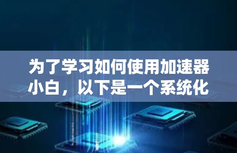 为了学习如何使用加速器小白，以下是一个系统化的指南