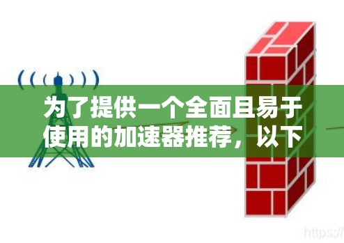 为了提供一个全面且易于使用的加速器推荐，以下是一个结构化的指南，涵盖不同的加速类型和需求