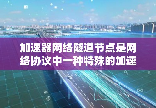 加速器网络隧道节点是网络协议中一种特殊的加速节点，用于在特定网络隧道（如以太网、以太网+IP等）上高效处理数据传输。以下是对该概念的详细分析