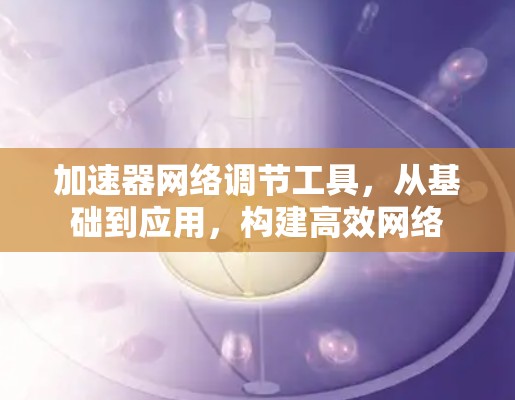 加速器网络调节工具，从基础到应用，构建高效网络