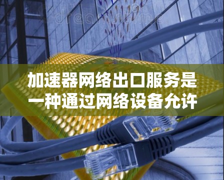 加速器网络出口服务是一种通过网络设备允许设备之间共享资源的工具，通常用于资源共享、多设备连接以及网络访问。以下是关于该服务的详细信息