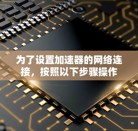 为了设置加速器的网络连接，按照以下步骤操作