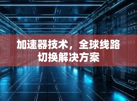 加速器技术，全球线路切换解决方案