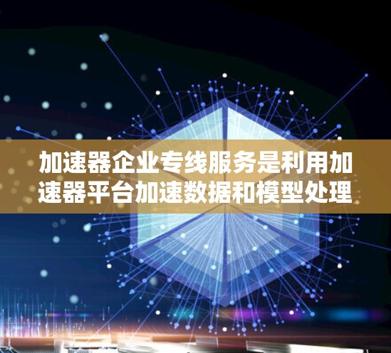 加速器企业专线服务是利用加速器平台加速数据和模型处理，将结果返回给企业的专业服务。以下是该服务的详细分析