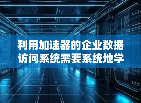 利用加速器的企业数据访问系统需要系统地学习和实践，以下是一个结构化的指南，帮助您全面掌握该系统的功能和应用