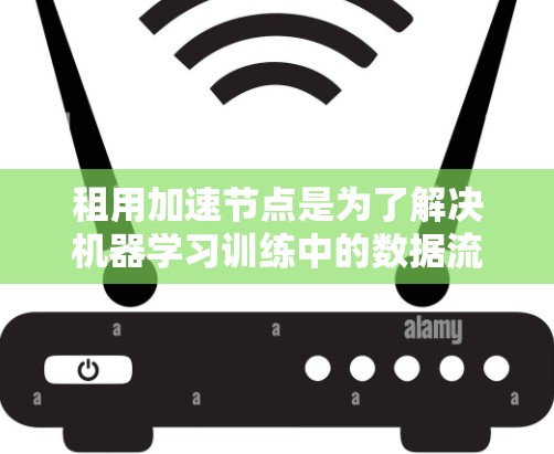 租用加速节点是为了解决机器学习训练中的数据流加速问题而提供的硬件解决方案。以下是对租用加速节点的详细分析