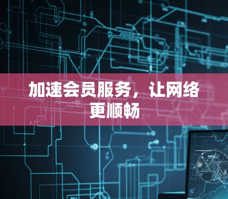 加速会员服务，让网络更顺畅