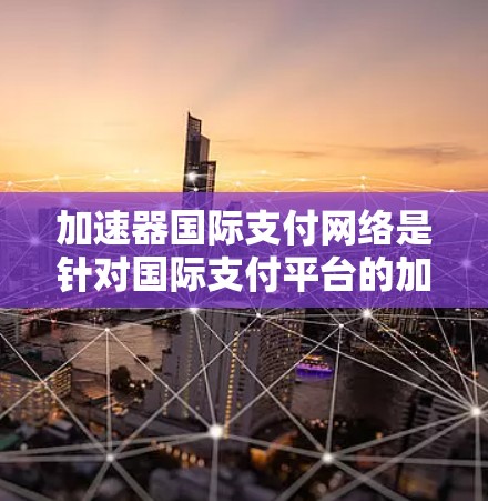 加速器国际支付网络是针对国际支付平台的加速服务，旨在提高支付速度和降低成本，同时满足跨国交易需求。以下是对该网络的详细分析