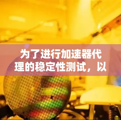 为了进行加速器代理的稳定性测试，以下是分步指南