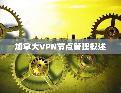 加拿大VPN节点管理概述